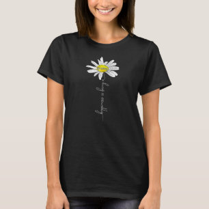 Geluk is een grammy Daisy Moederdag T-shirt