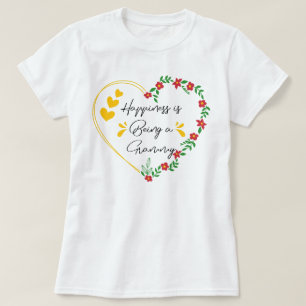 Geluk is een Grammy Moederdag grappig zijn T-shirt