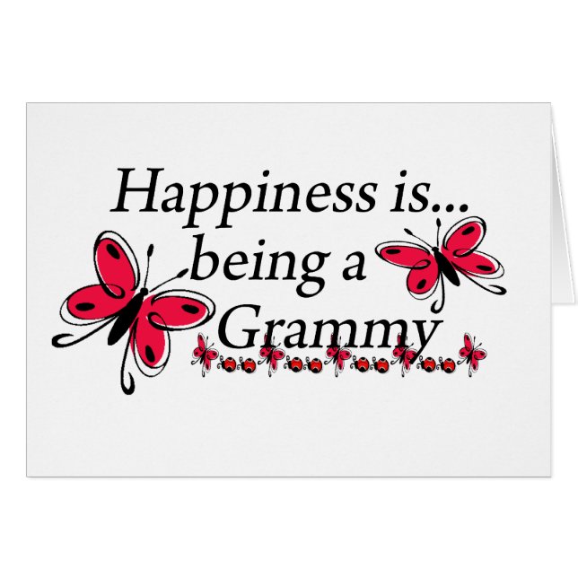 Geluk is een Grammy VLINDER (Voorkant Horizontaal)