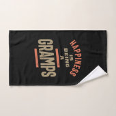 Geluk is een grap | Grootvader Handdoek (Handdoek)