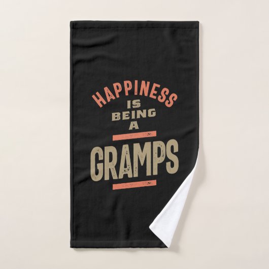 Geluk is een grap | Grootvader Handdoek (Handdoek)