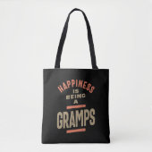 Geluk is een grap | Grootvader Tote Bag (Voorkant)