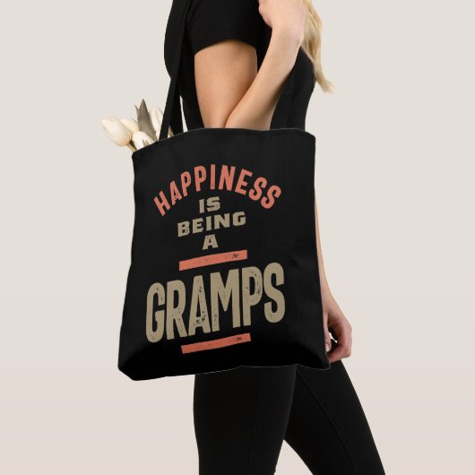 Geluk is een grap | Grootvader Tote Bag (Dichtbij)
