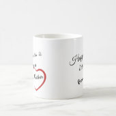 Geluk is een grootvader zijn koffiemok (Center)