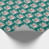 Geluk is een grote zus zijn - Bunny Cadeaupapier (Hoek)