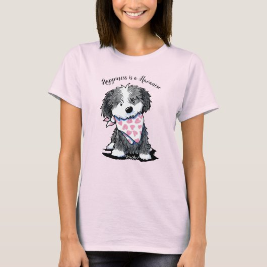 Geluk is een Havanese T-shirt (Voorkant)