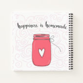 Geluk is een homemade notitieboek (Achterkant)