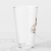 Geluk is een hond glas (Rechts)