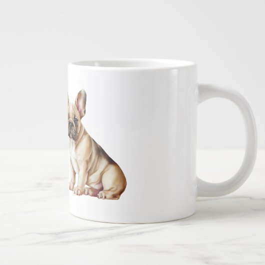 Geluk is een hond grote koffiekop (Rechts)