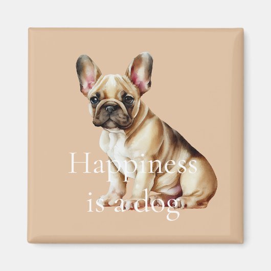Geluk is een hond magneet (Voorkant)