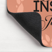 Geluk is een in-baan blush syndroom muismat (Hoek)