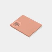 Geluk is een in-baan blush syndroom post-it® notes (Schuin)