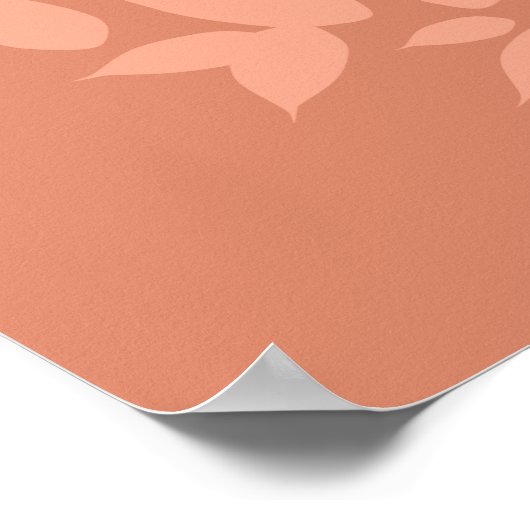 Geluk is een in-baan blush syndroom poster (Hoek)