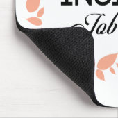 Geluk is een innerlijke klus Krans Muismat (Hoek)