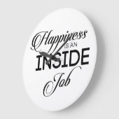 Geluk Is Een Innerlijke Kwestie Grote Klok (Hoek)