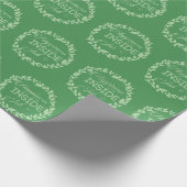 Geluk is een inside job Green Wreate Cadeaupapier (Hoek)