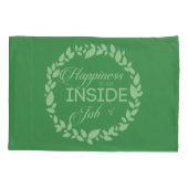 Geluk is een inside job Green Wreate Kussensloop (Achterkant)