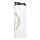 Geluk is een inside job Green Wreate Thermosbeker (Geroteerd rechts)