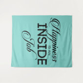 Geluk is een inwendige banentapening wandkleed (Voorkant (horizontaal))