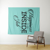 Geluk is een inwendige banentapening wandkleed (In Situ (horizontaal))