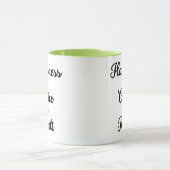 Geluk is een keuze, geen resultaat mok (Midden)