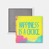 Geluk is een keuze magneet (Voorkant / Achterkant)