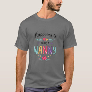 Geluk is een kindermeisje voor de eerste keer t-shirt
