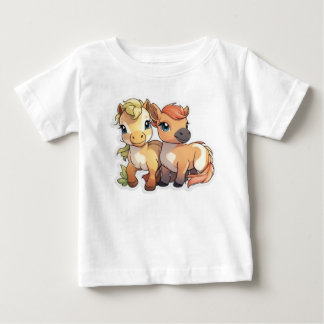 Geluk is een klein pony T-shirt