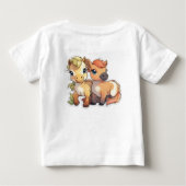 Geluk is een klein pony T-shirt (Achterkant)