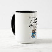 Geluk is een kop koffie en een goed boek (Voorkant links)