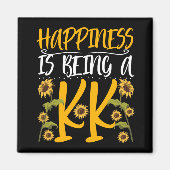 Geluk is een kroon grootma magneet (Voorkant)