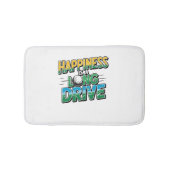 Geluk is een lange rit, golf badmat (Voorkant)