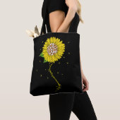 Geluk is een leraar van Floral Mimi Moeder zijn Tote Bag (Dichtbij)