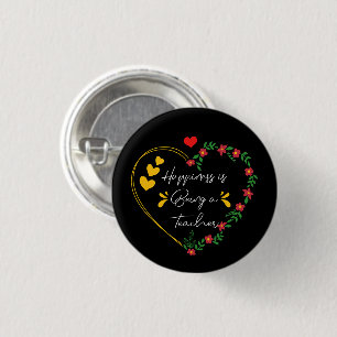 Geluk is een leraar zijn die grappige leraars onde ronde button 3,2 cm