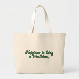 Geluk is een mam. grote tote bag