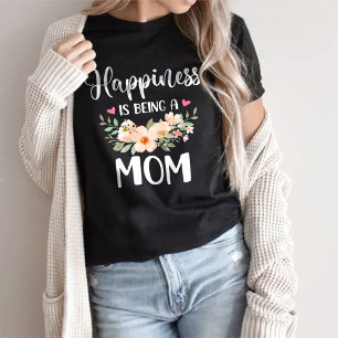 Geluk is een mam-Moederdag-cadeau T-shirt