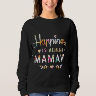 Geluk is een Mamaw Schattigee oma kerst Trui
