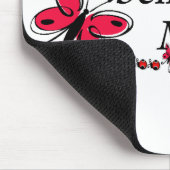Geluk is een Mimi BUTTERFLY Muismat (Hoek)
