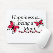 Geluk is een Mimi BUTTERFLY Muismat (Met muis)