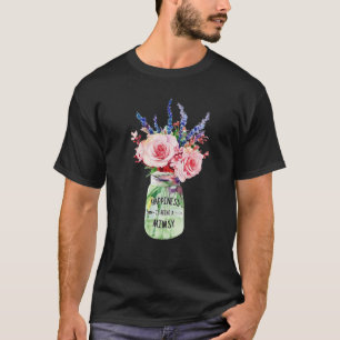 Geluk is een mimsy moeder-platte deoratie t-shirt