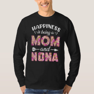 Geluk is een moeder en een moeder die de dood van t-shirt