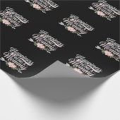 Geluk is een moederdag van mama zijn cadeaupapier (Hoek)