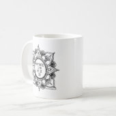 Geluk is een Mok van de Inside Job Mandala (Voorkant links)