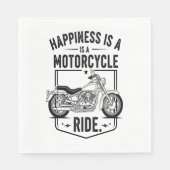 Geluk is een motorrit.jpg servet (Voorkant)