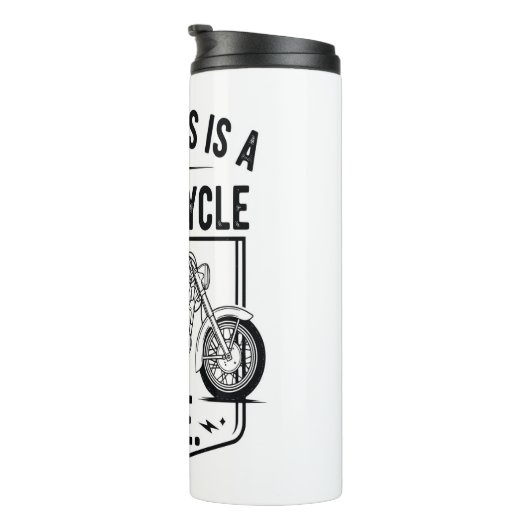 Geluk is een motorrit.jpg thermosbeker (Geroteerd rechts)