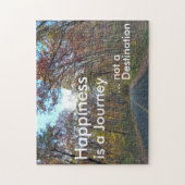 Geluk is een Natuur-landschap Legpuzzel (Verticaal)