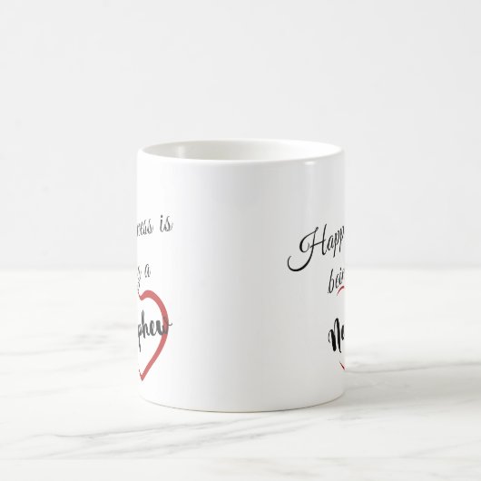 Geluk is een neef zijn koffiemok (Center)