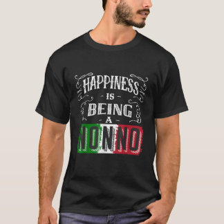 Geluk is een niet-Italiaanse vaderdag zijn T-shirt