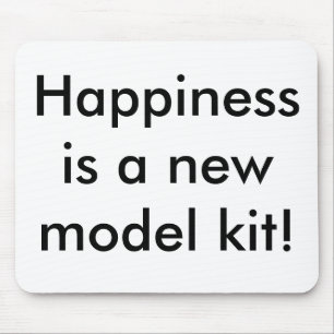 Geluk is een nieuwe modelset! muismat