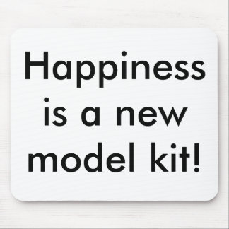 Geluk is een nieuwe modelset! muismat